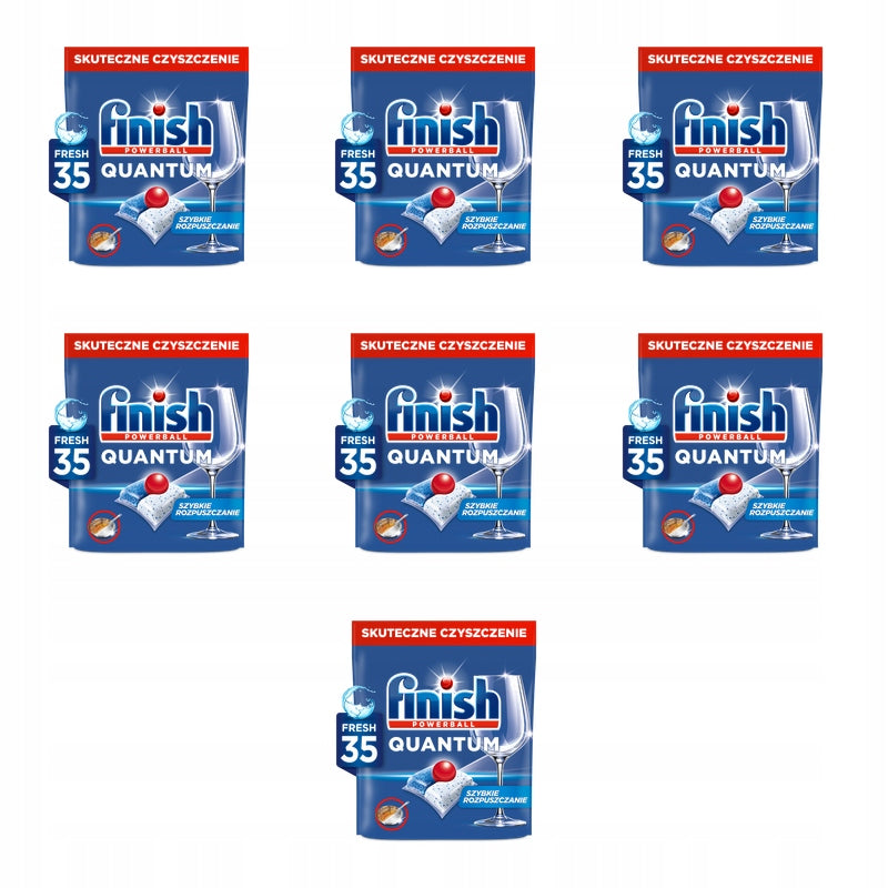 FINISH Quantum All-in-1 35 fresh X7 dishwasher tablets