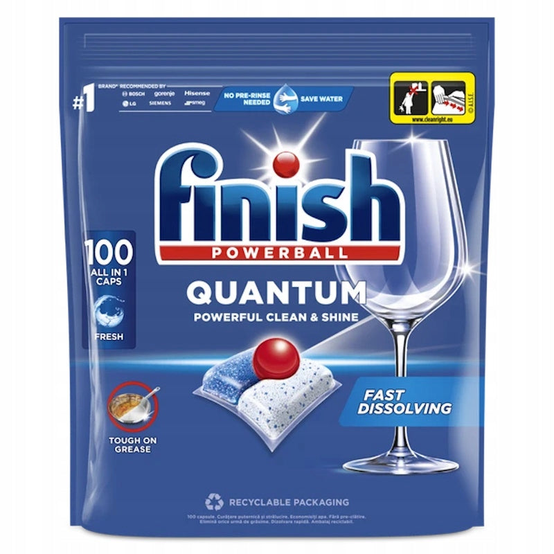 FINISH Quantum All in One Dishwasher Capsules 100pcs