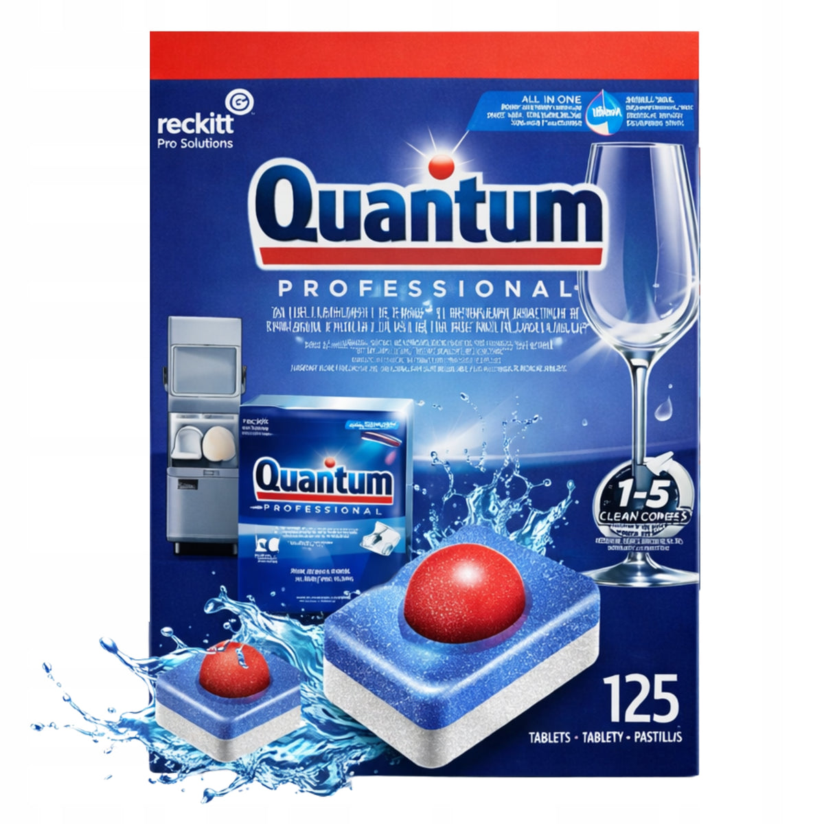 FINISH Quantum Dishwasher TABLETS Powerball All In One 125 Capsules