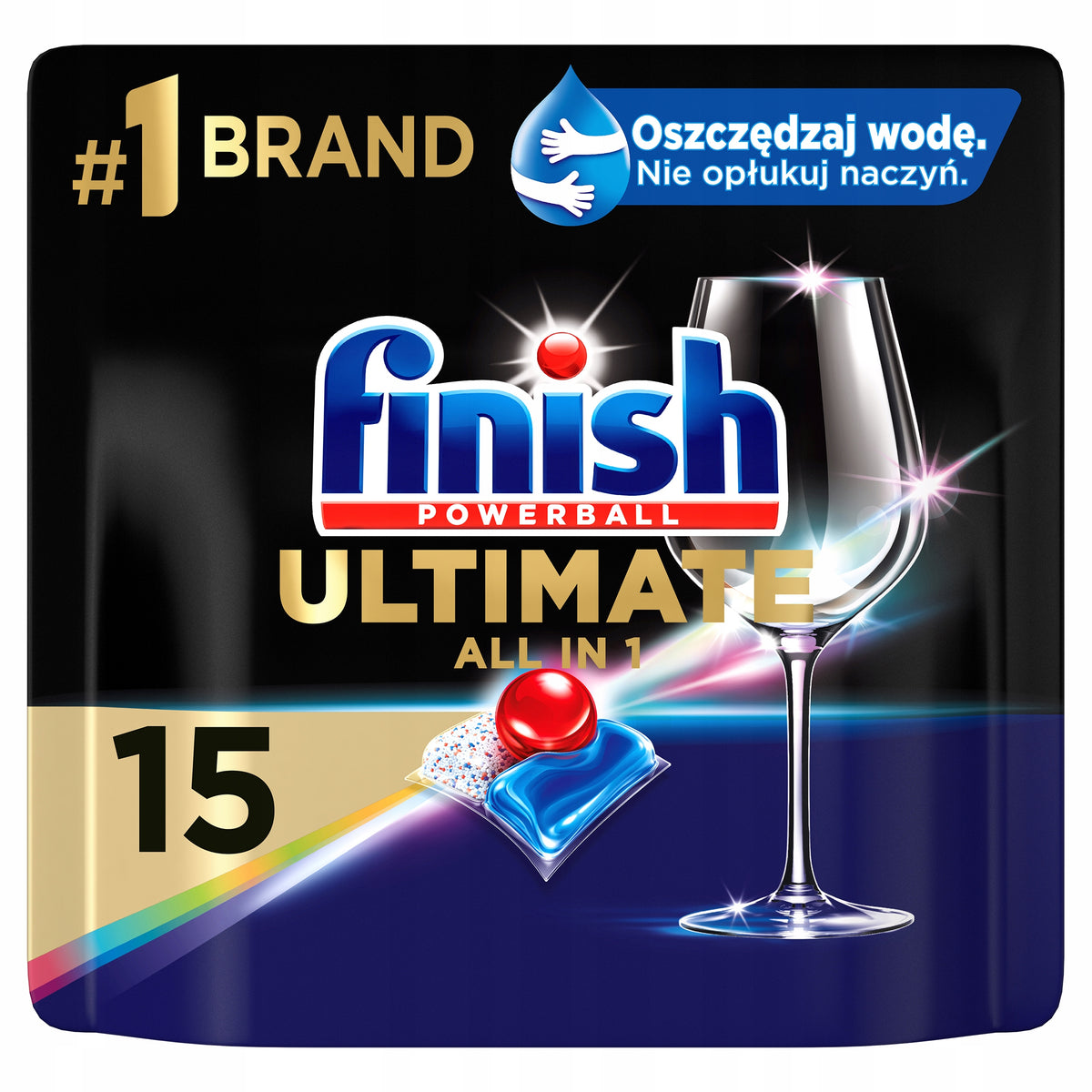 FINISH Regular capsules Ultimate All-In-1 15 Pcs Brand Finish