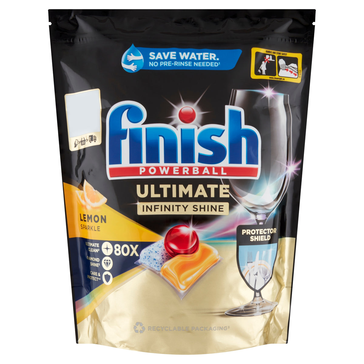 FINISH ULTIMATE ALL IN ONE TABLETS DISHWASHER CAPSULES 80 PCS STOCK XXL
