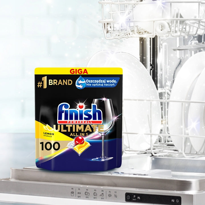 FINISH ULTIMATE DISHWASHER CAPSULES LEMON 200 pcs Brand Finish