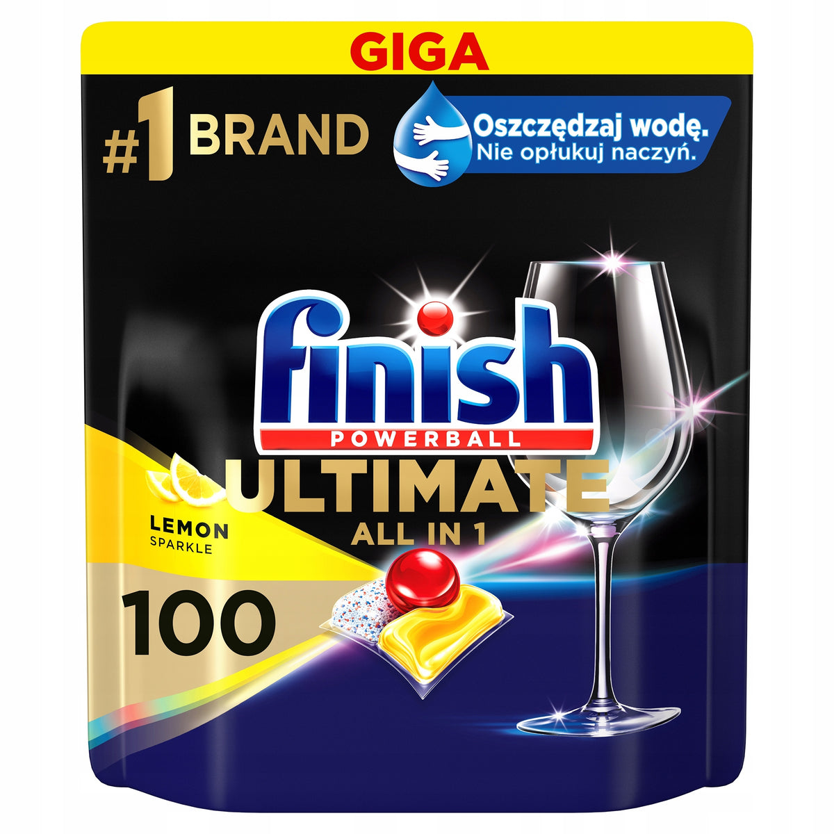 FINISH ULTIMATE DISHWASHER CAPSULES LEMON 200 pcs