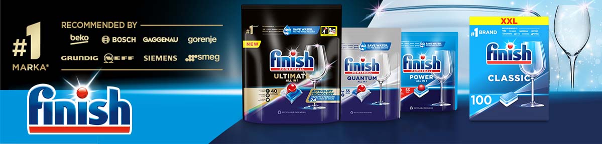 FINISH Ultimate All-in-1 100 Dishwasher Tablets Brand Finish