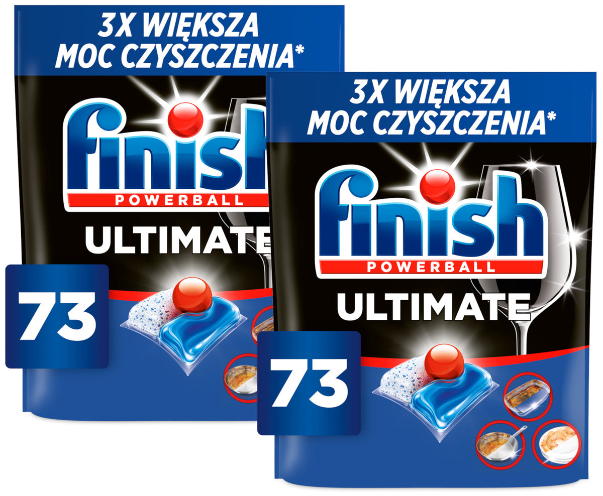 FINISH Ultimate Powerball Fresh Dishwasher Capsules (73 X 2) 146 Pieces