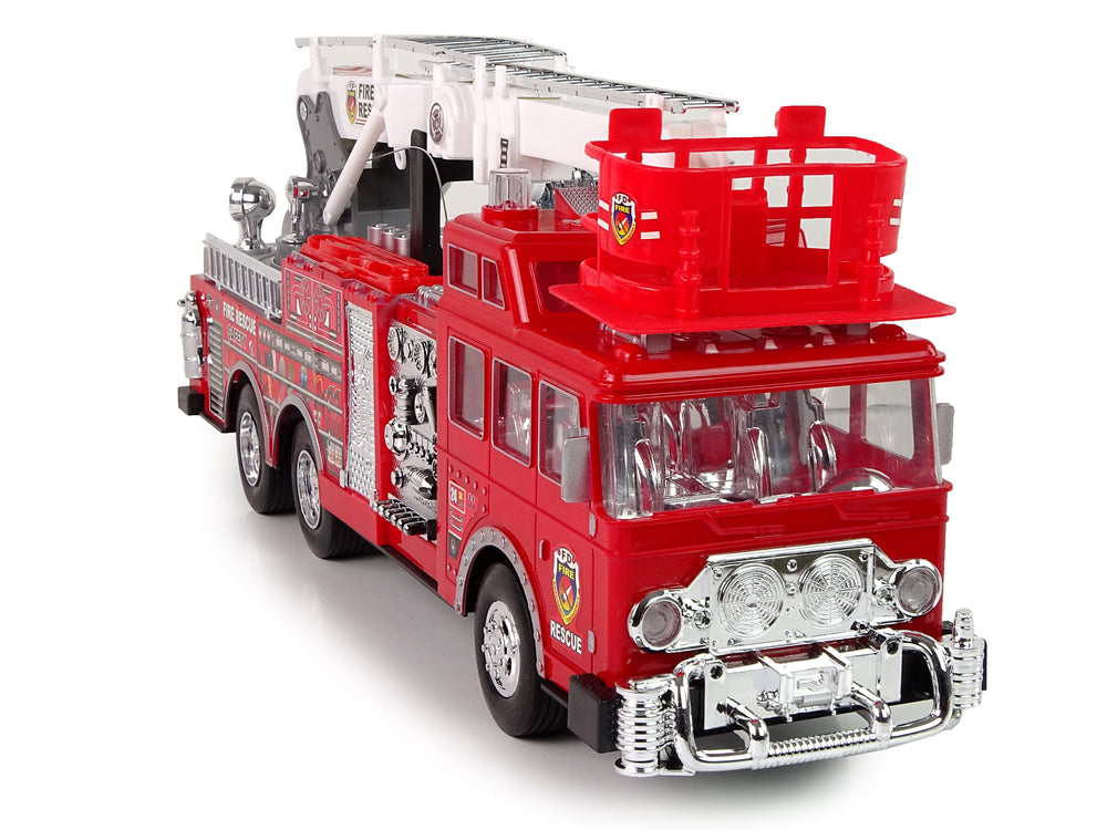 FIRE BRIGADE CAR FIRE TRUCK AUTO FIREFIGHTER STEERING WHEEL Manufacturer code autko samochodzik pojazd ciężarówka duże duży