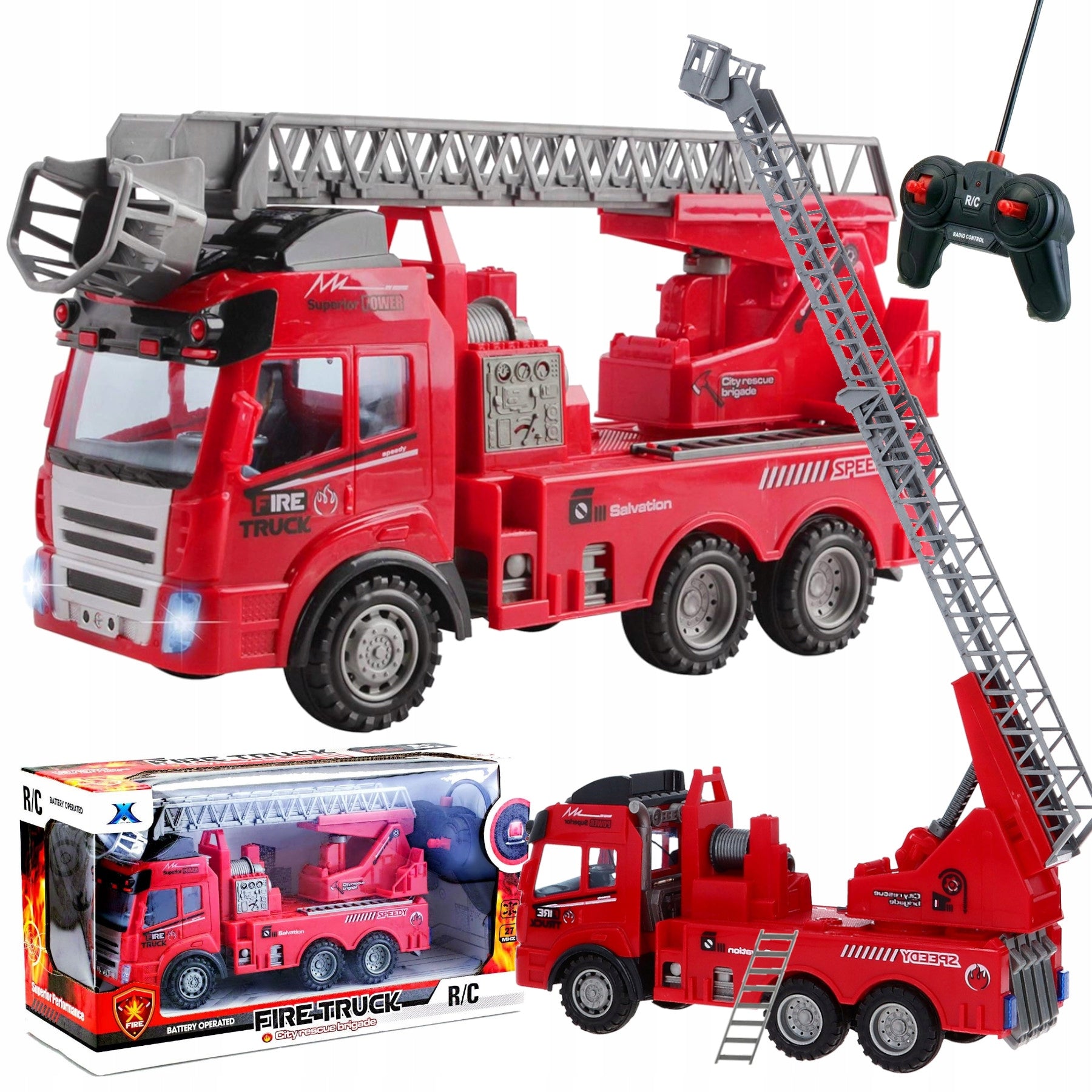 FIRE BRIGADE RC FIRE TRUCK REMOTE CONTROLLED CAR FOR REMOTE CONTROL TRUCK