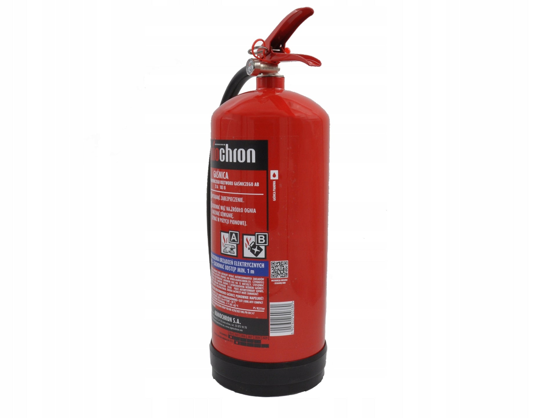 FIRE EXTINGUISHER FOAM LIQUID 6L AB for garage home from EKOLOGICNA Manufacturer Ogniochron