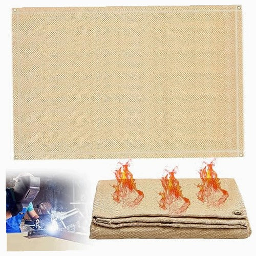 FIRE RETARDANT WELDING BLANKET FIBER FIREPROOF MAT 120X180 steel