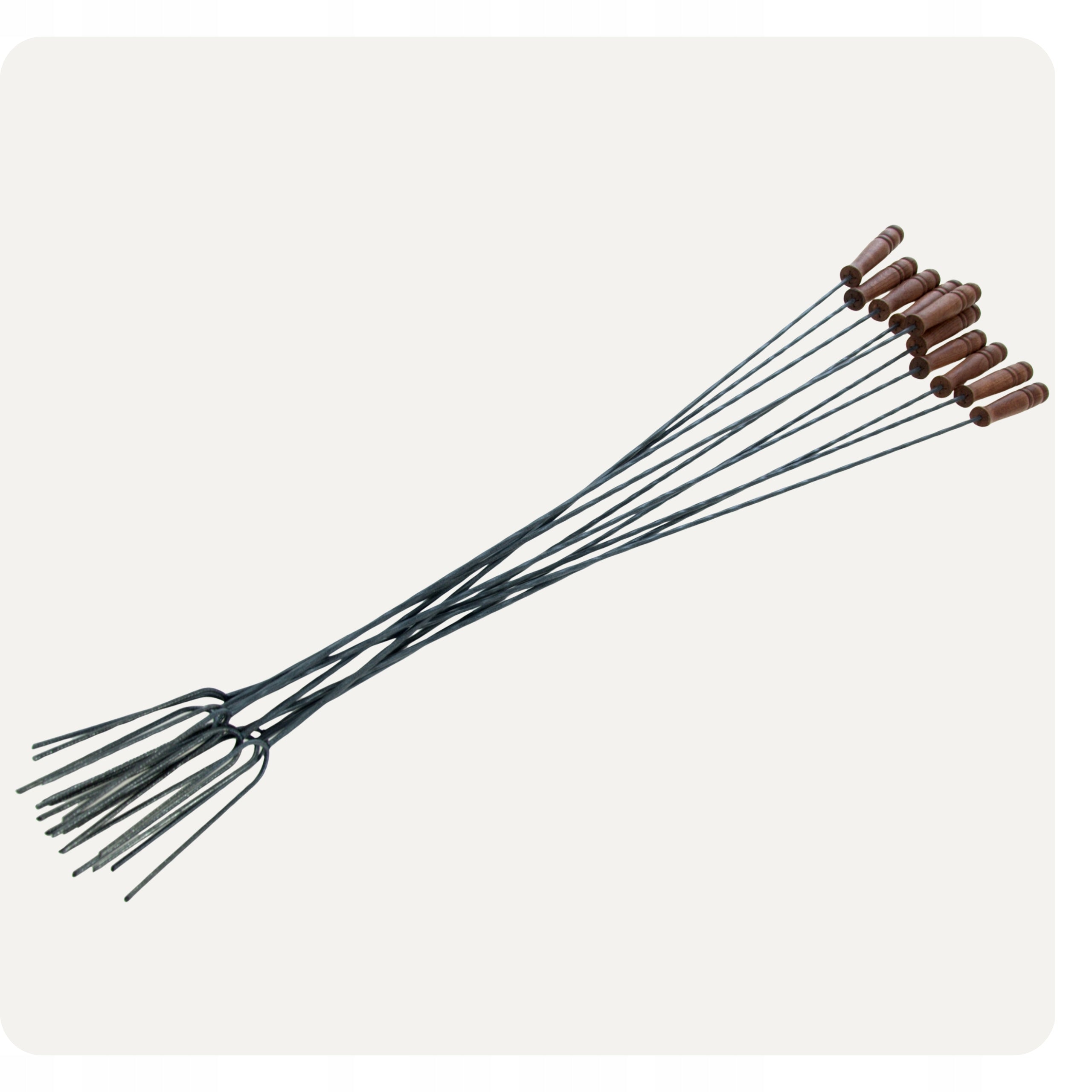 FIRE STICKS 10pcs Focal Fork Sticks 100cm STICK Sausages FORKS Manufacturer Duda-pol