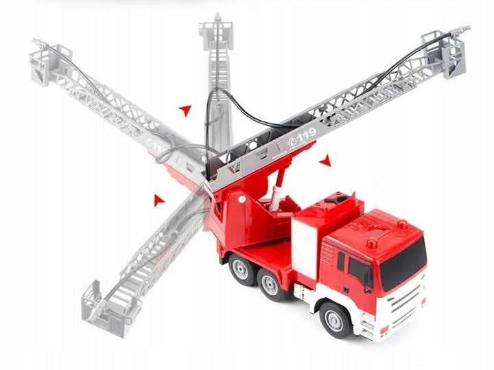 FIRE TRUCK FIRE BRIGADE Remote Controlled REMOTE CONTROL RECHARGEABLE BATTERY Manufacturer code DM603553