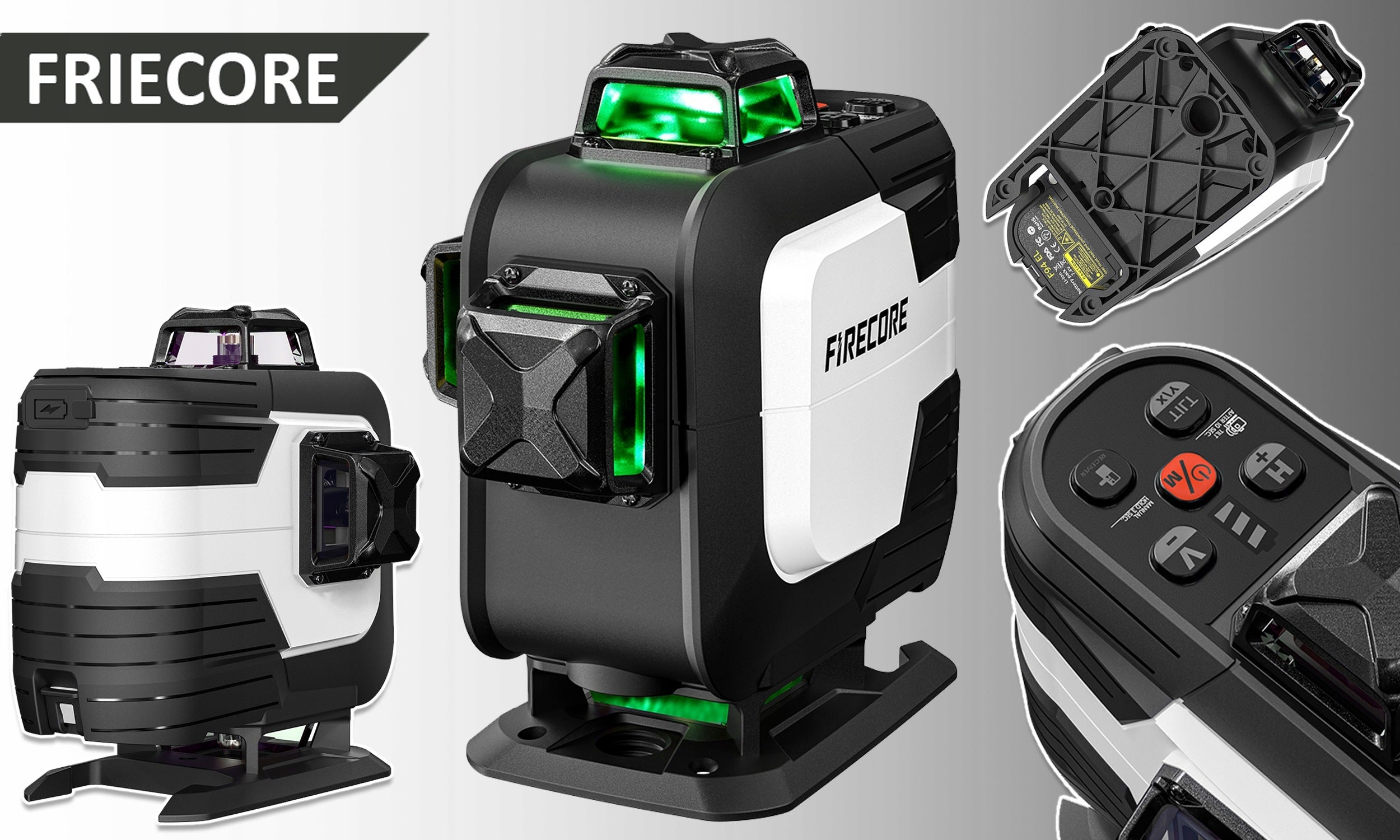 FIRECORE 16 LINES 4D LASER LEVEL 360 ELECTRONIC SELF-LEVELING F94 EL Packaging status original