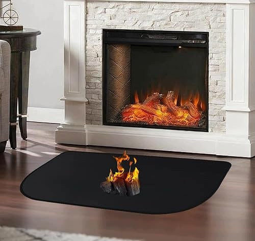 FIREPROOF MAT FOR FIREPLACE STOVE WOOD SPARKS HIGH TEMP HOUSE silicone Brand no brand