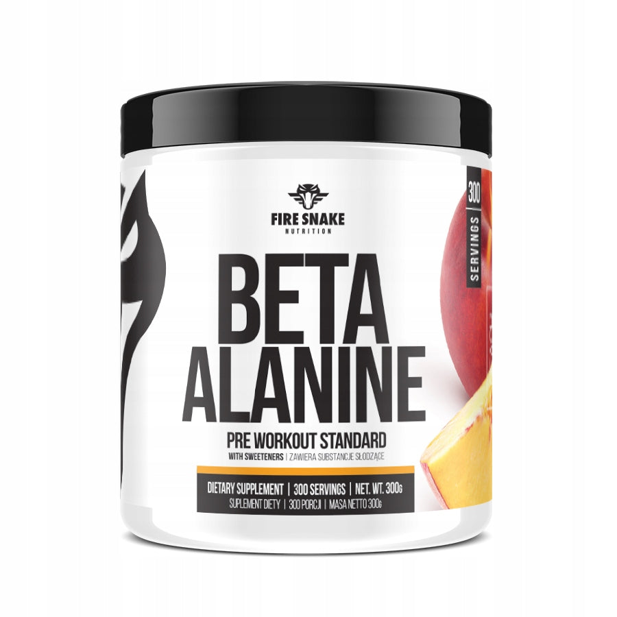 FIRESNAKE BETA ALANINE 300G B-ALANINE STRENGTH Peach