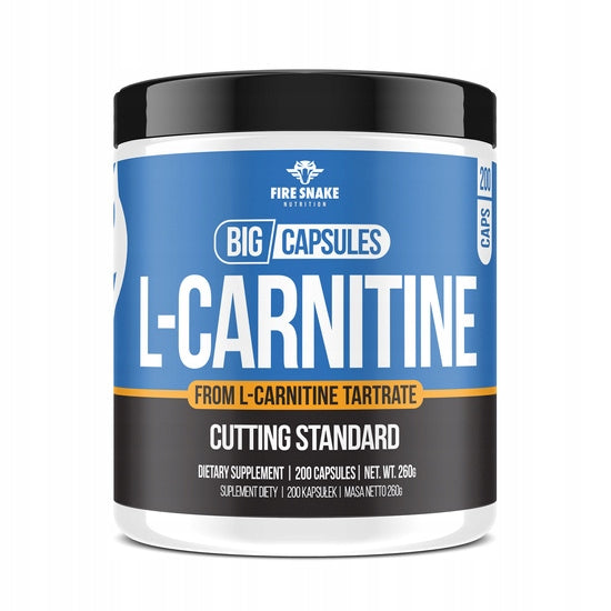 FIRESNAKE L-CARNITINE 200 KAPS 1170mg L-CARNITINE FORTE FAT BURNER