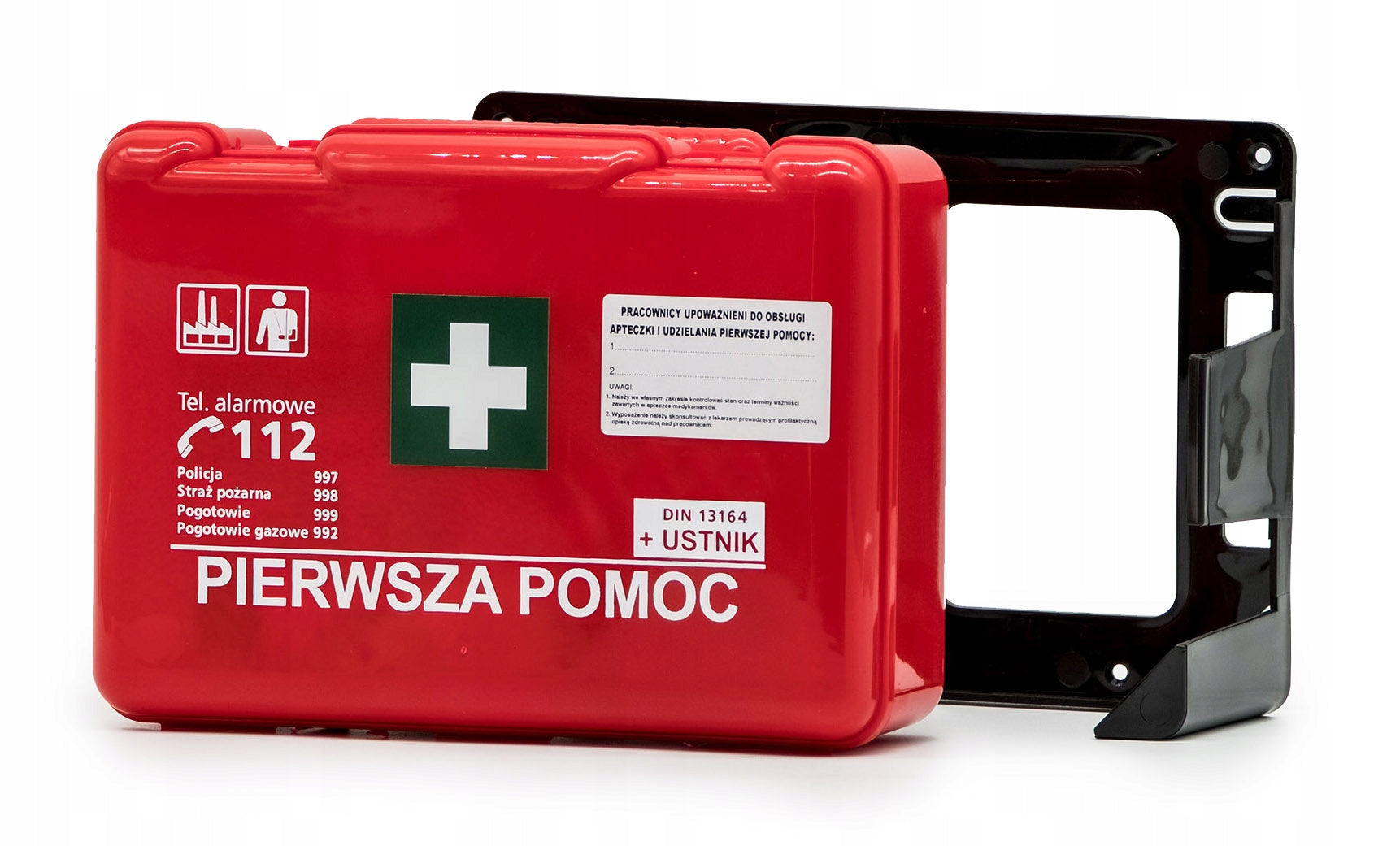 FIRST AID KIT on hanger Industrial first aid kit for DIN companies Medical device yes