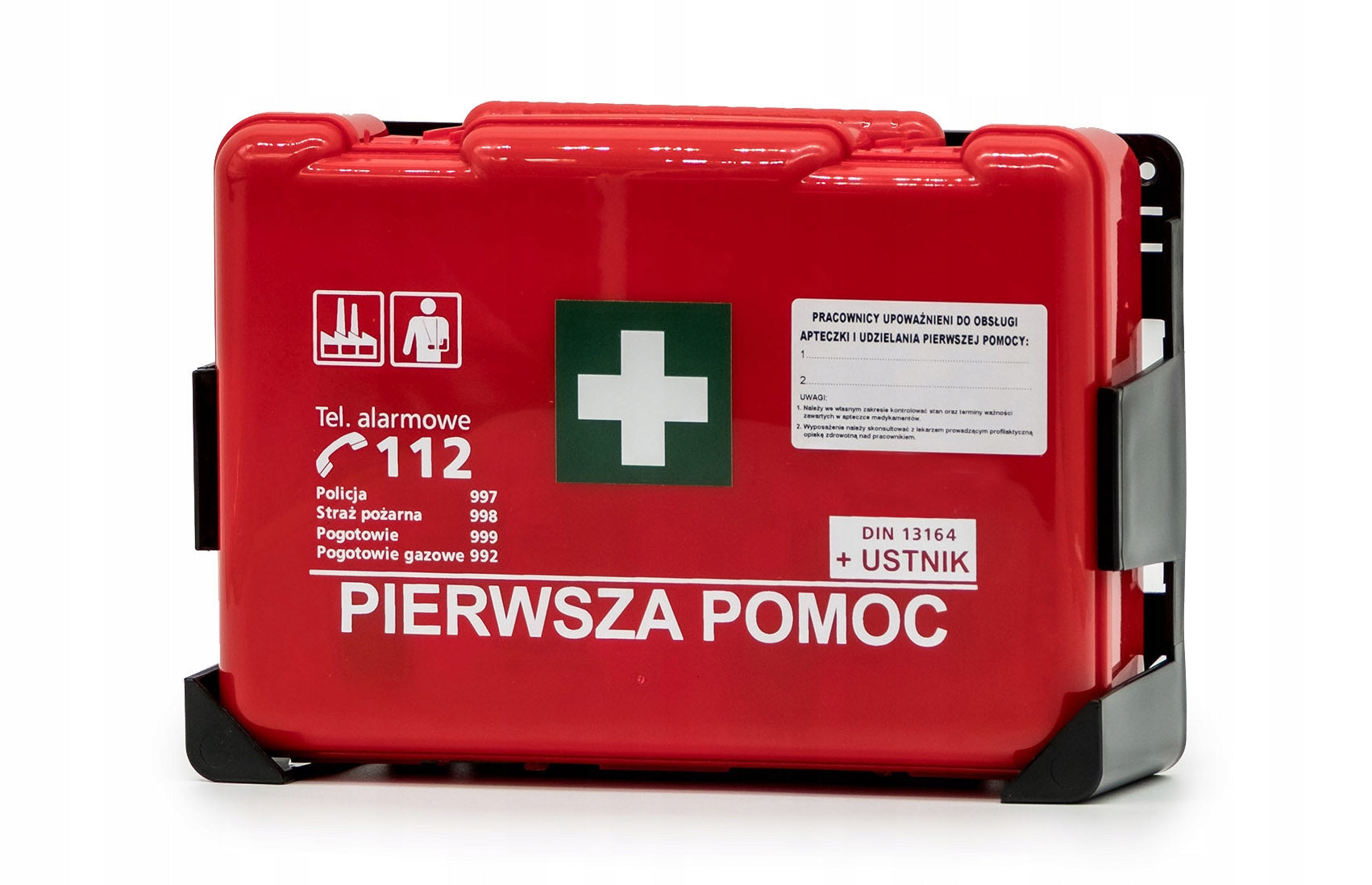 FIRST AID KIT on hanger Industrial first aid kit for DIN companies Packaging status original