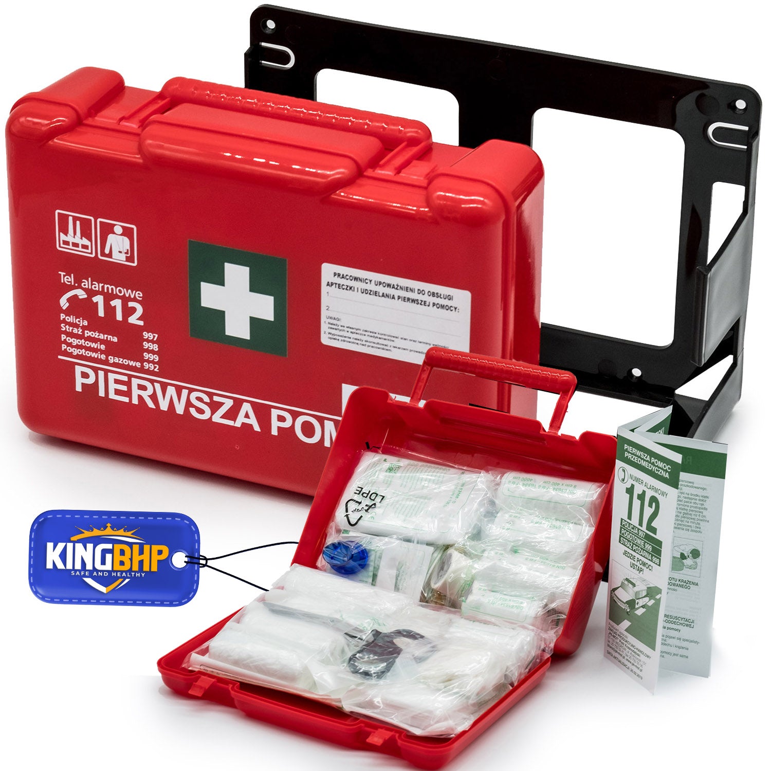 FIRST AID KIT on hanger Industrial first aid kit for DIN companies