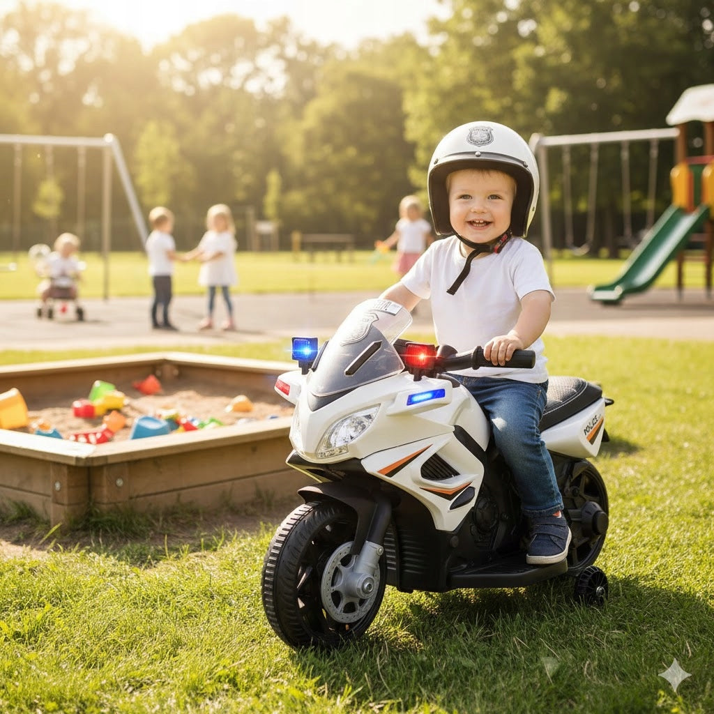 FIRST POLICE MOTOR WITH ROOSTER - FOR BABY/JC-911 Manufacturer code 5903641567886