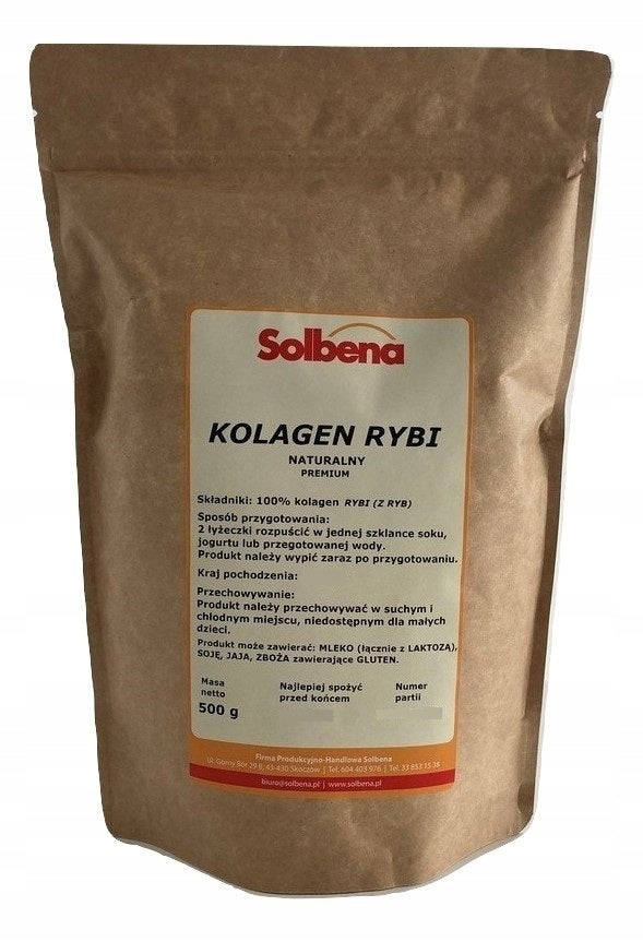FISH COLLAGEN 100 % pure NATURAL 500 g SOLBENA