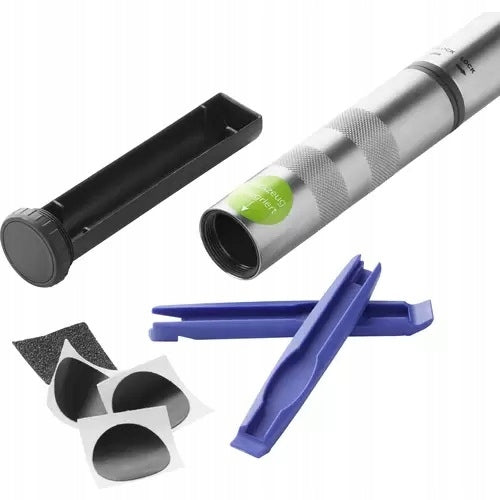 FISHER PROFESSIONAL STRONG ALUMINUM MINI PUMP 28cm WITH REPAIR KIT Packaging status original