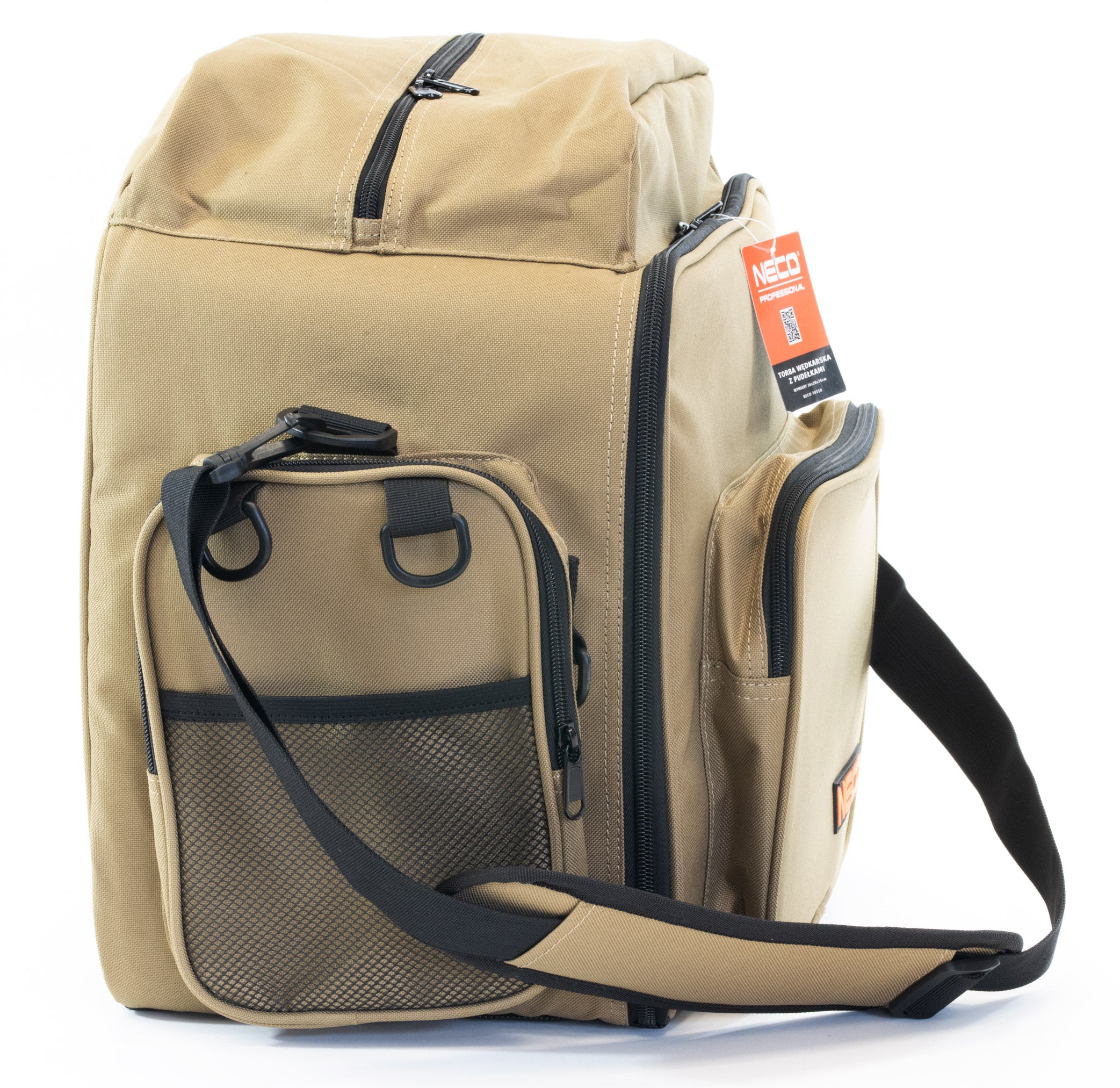 FISHING BAG 6 BOXES RUBBER BOTTOM 38X48X30CM Model 70310-NECO
