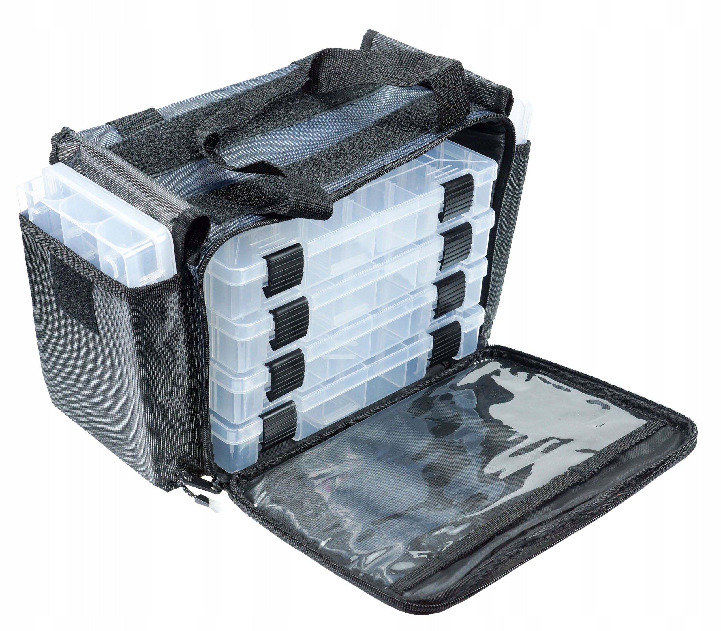FISHING BAG WITH 6 BOXES HOKKADO 40/20/30-6 FOR ANGLER HKK Product weight with unit packaging 0.01 kg