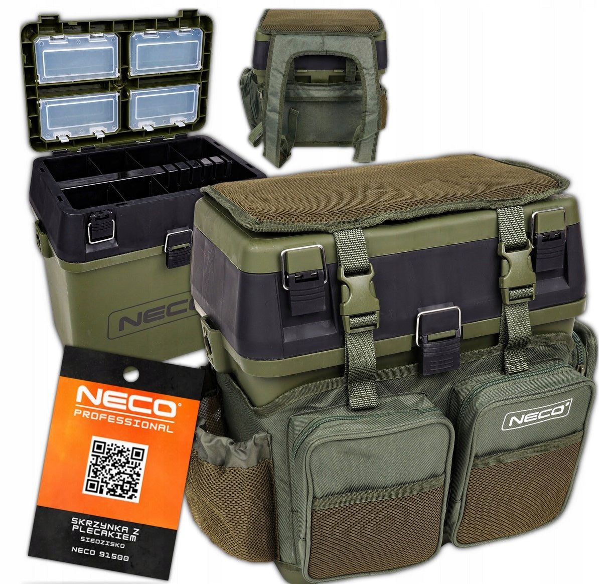 FISHING BOX SEAT BASKET FISHING BACKPACK GIFT