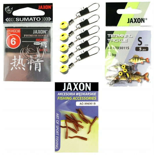 FISHING BOX jaxon + set of 250 accessories FOR GIFT float feeder Customs tariff code 39231090