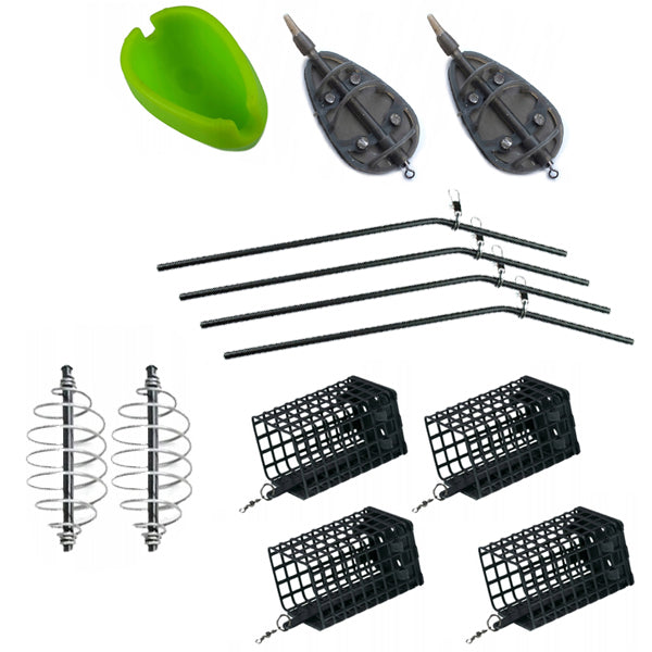 FISHING BOX set of 246 accessories FOR GIFT float ground spinning Model ATILO 246a