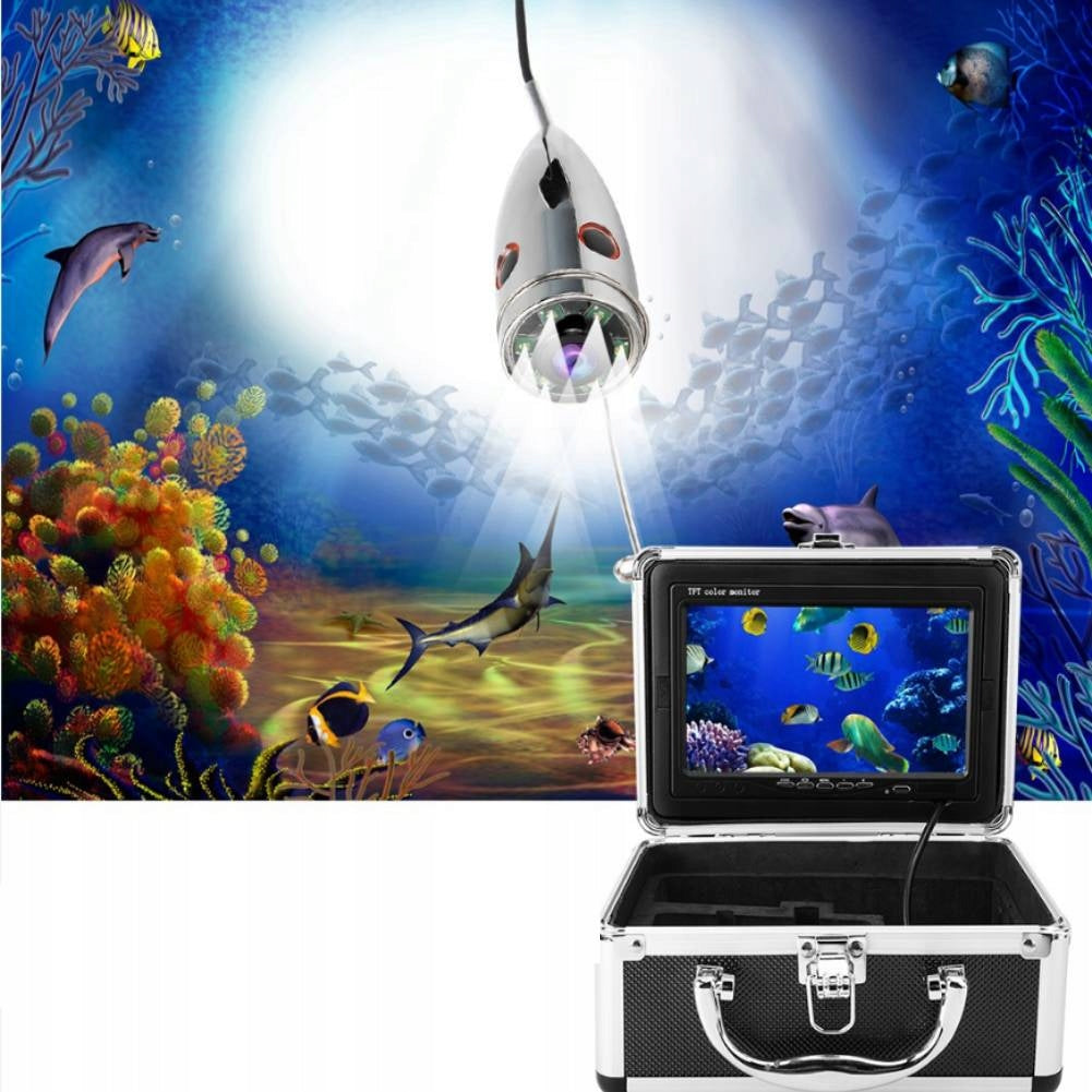 FISHING CAMERA UNDERWATER FISHING 7 INCH LED 1000TVL FOR FISHING 30M Packaging status original