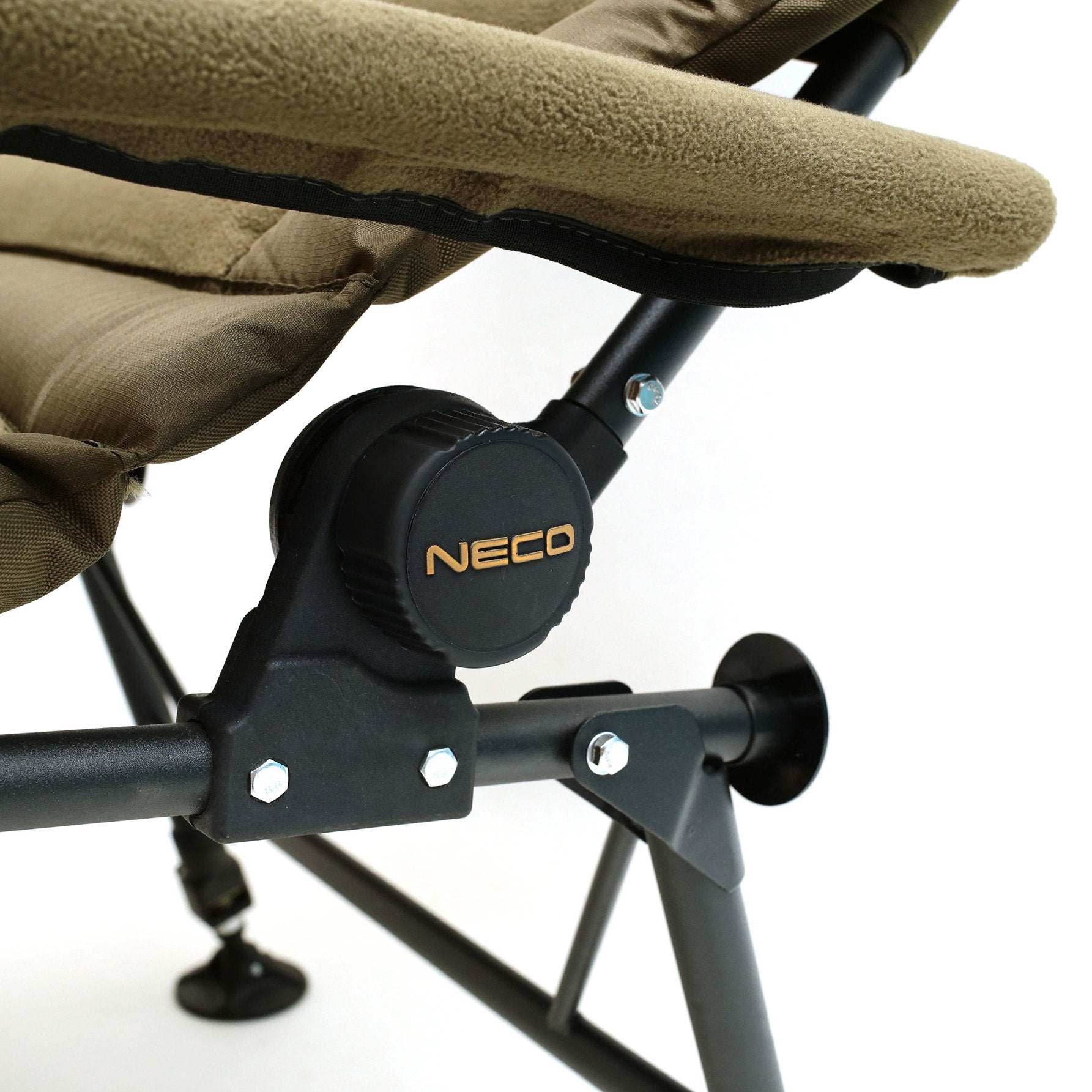 FISHING CHAIR CARP CHAIR WITH ADJUSTABLE NECO 84716 Color green