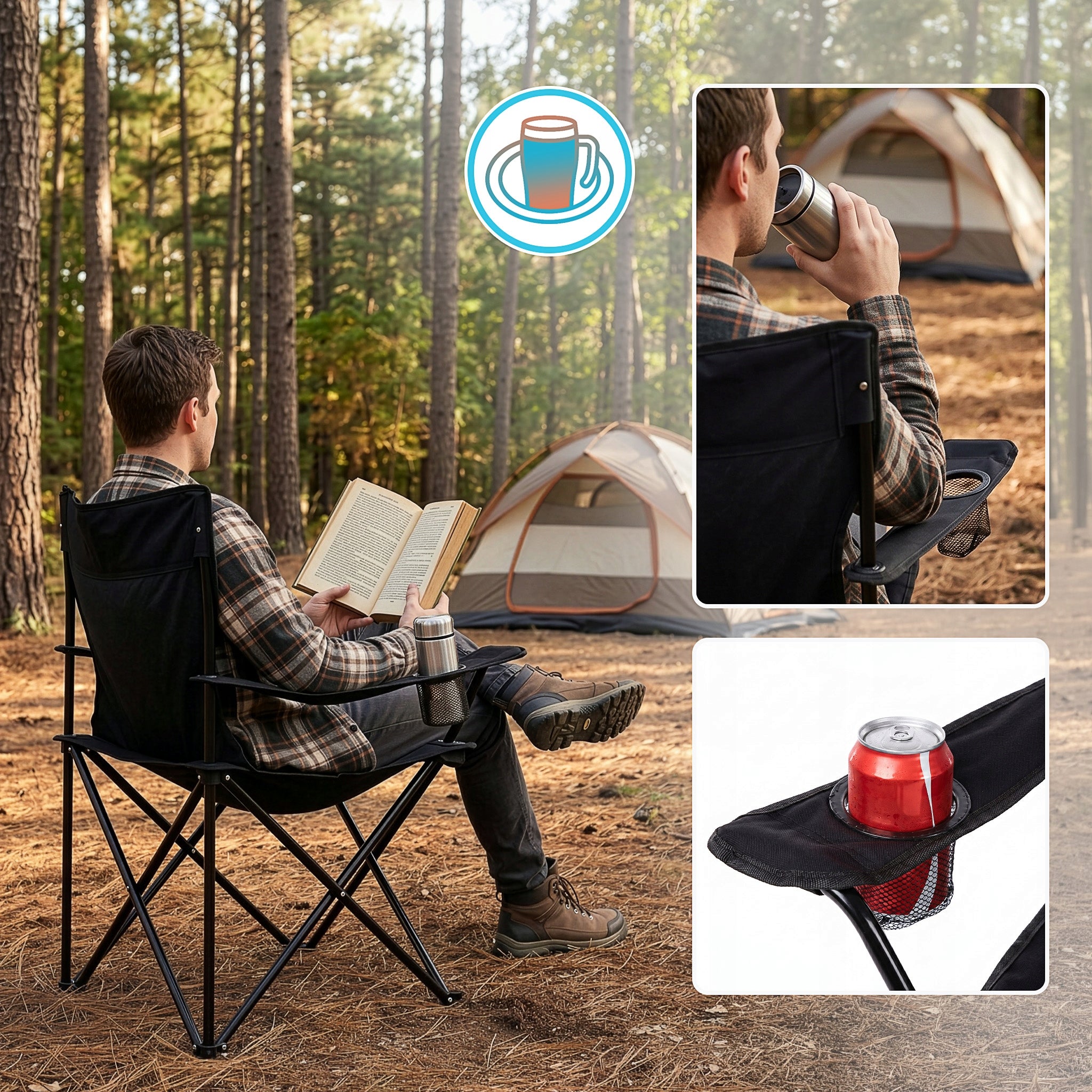 FISHING CHAIR FISHING HIKING FOLDING FISHING CHAIR COVER Product weight with unit packaging 2 kg