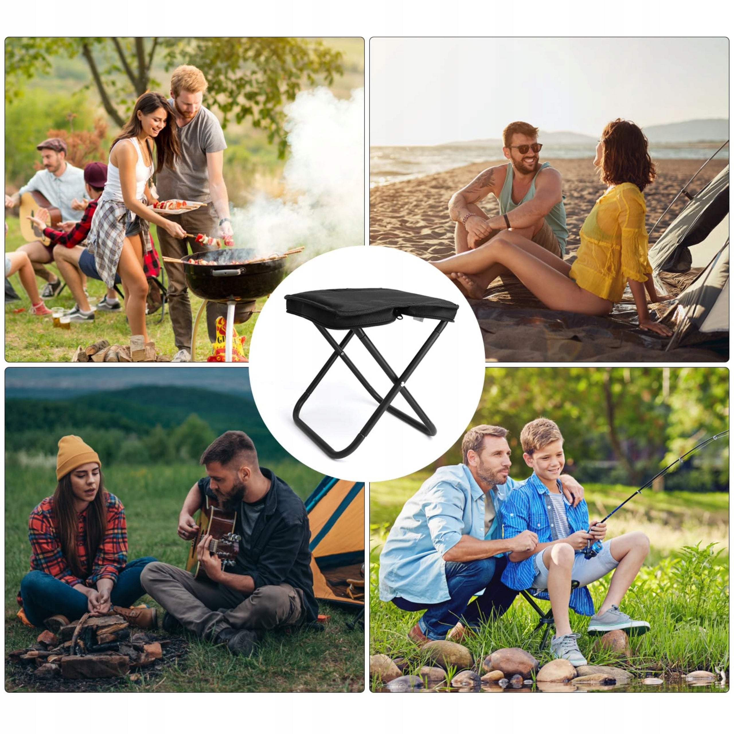 FISHING CHAIR FOLDING HIKING CAMPING STOOL PORTABLE Kind chair