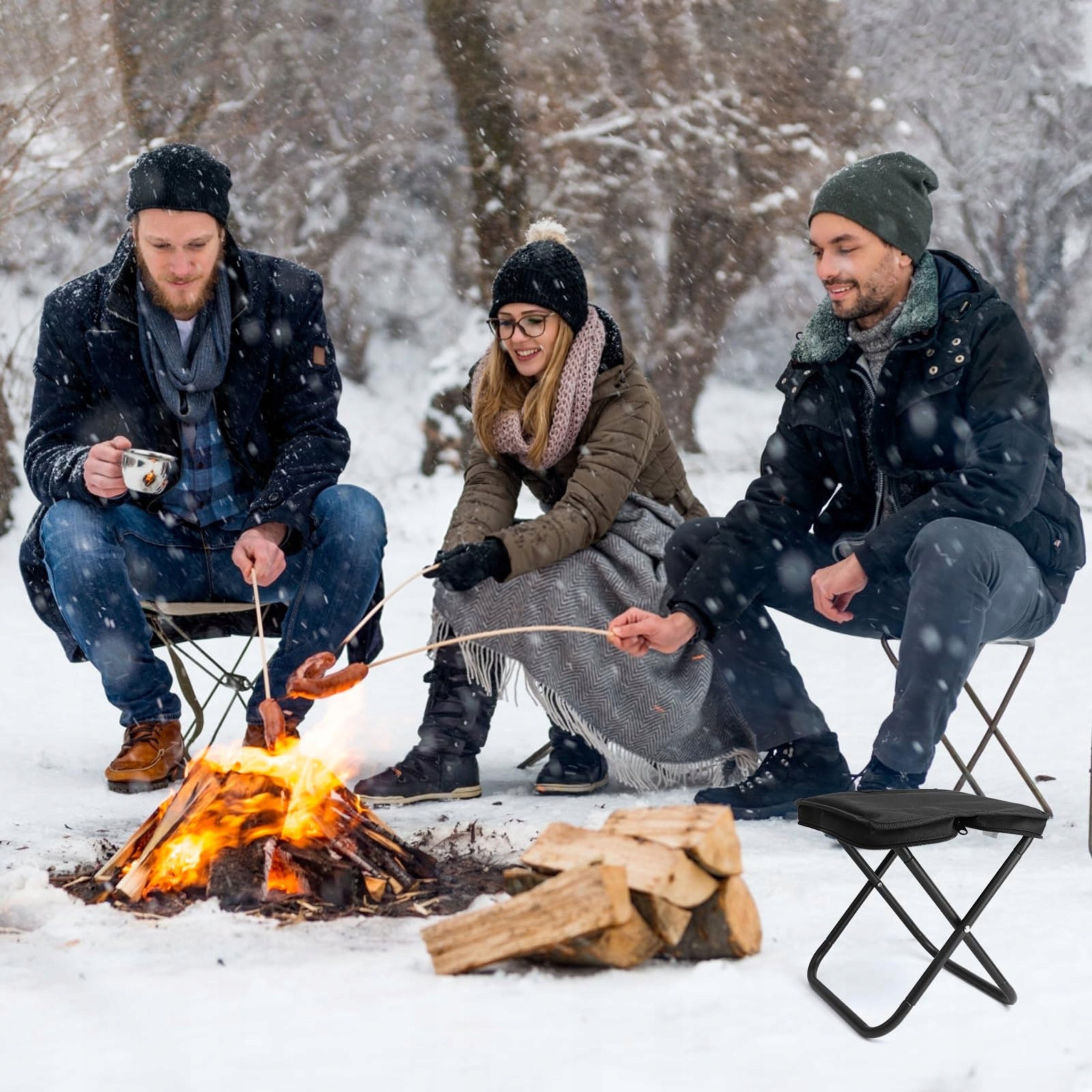 FISHING CHAIR FOLDING HIKING CAMPING STOOL PORTABLE Manufacturer code KRZESEŁKO WĘDKARSKIE TURYSTYCZNE KEMPINGOWE
