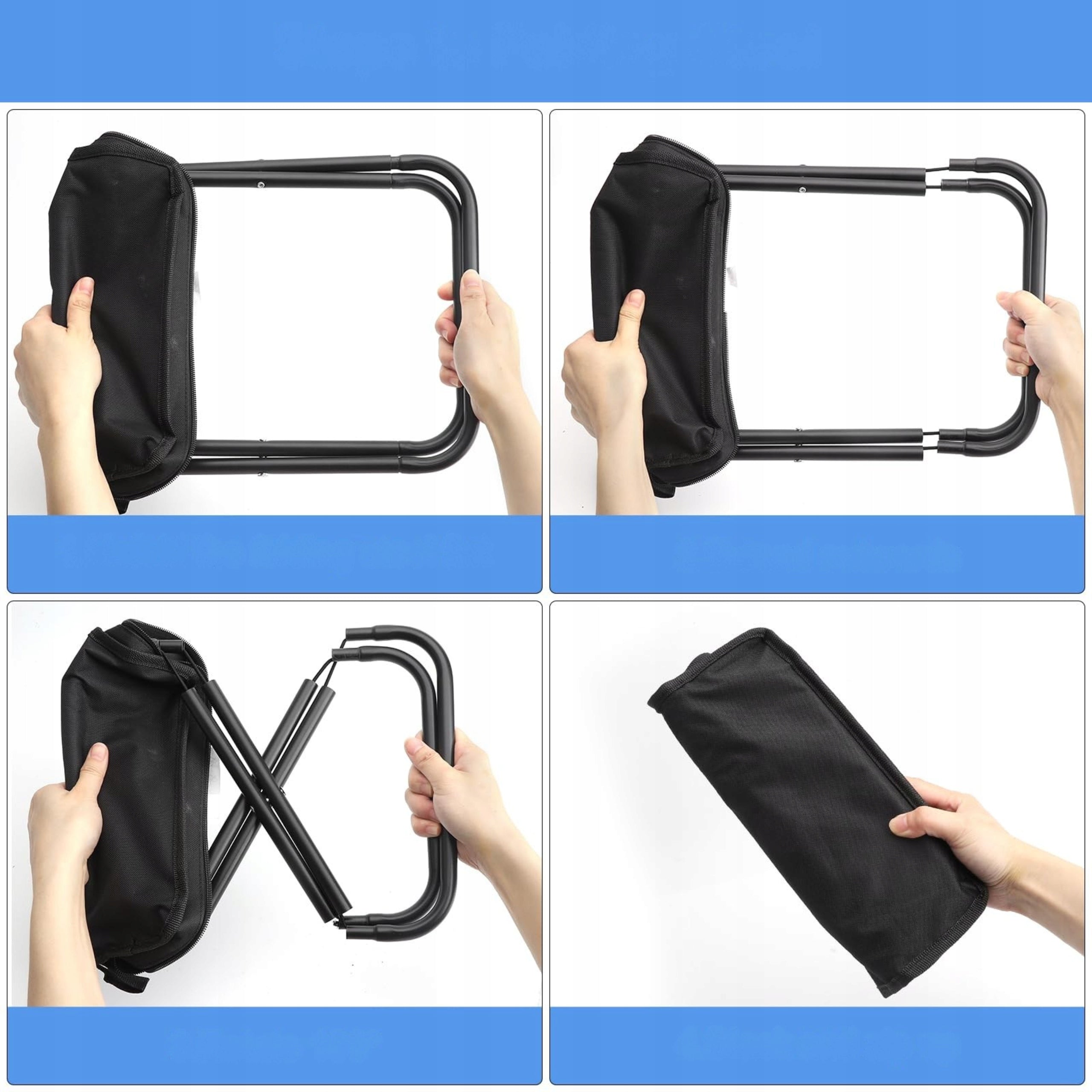 FISHING CHAIR FOLDING HIKING CAMPING STOOL PORTABLE Model KRZESŁO KRZESEŁKO TURYSTYCZNE KEMPINGOWE SKŁADANE