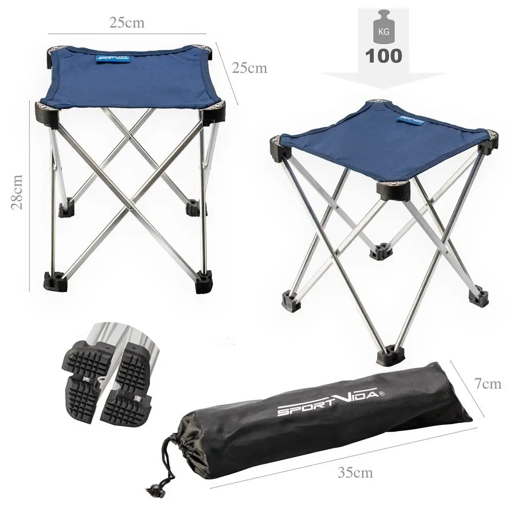 FISHING CHAIR HIKING CHAIR CAMPING FOLDING SPORTVIDA Product weight with unit packaging 0.4 kg