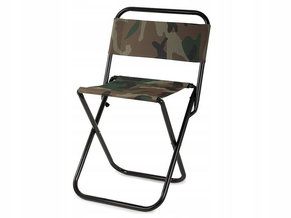 FISHING CHAIR WITH TOURIST BACKREST FOLDING CAMO FISH Kind chair
