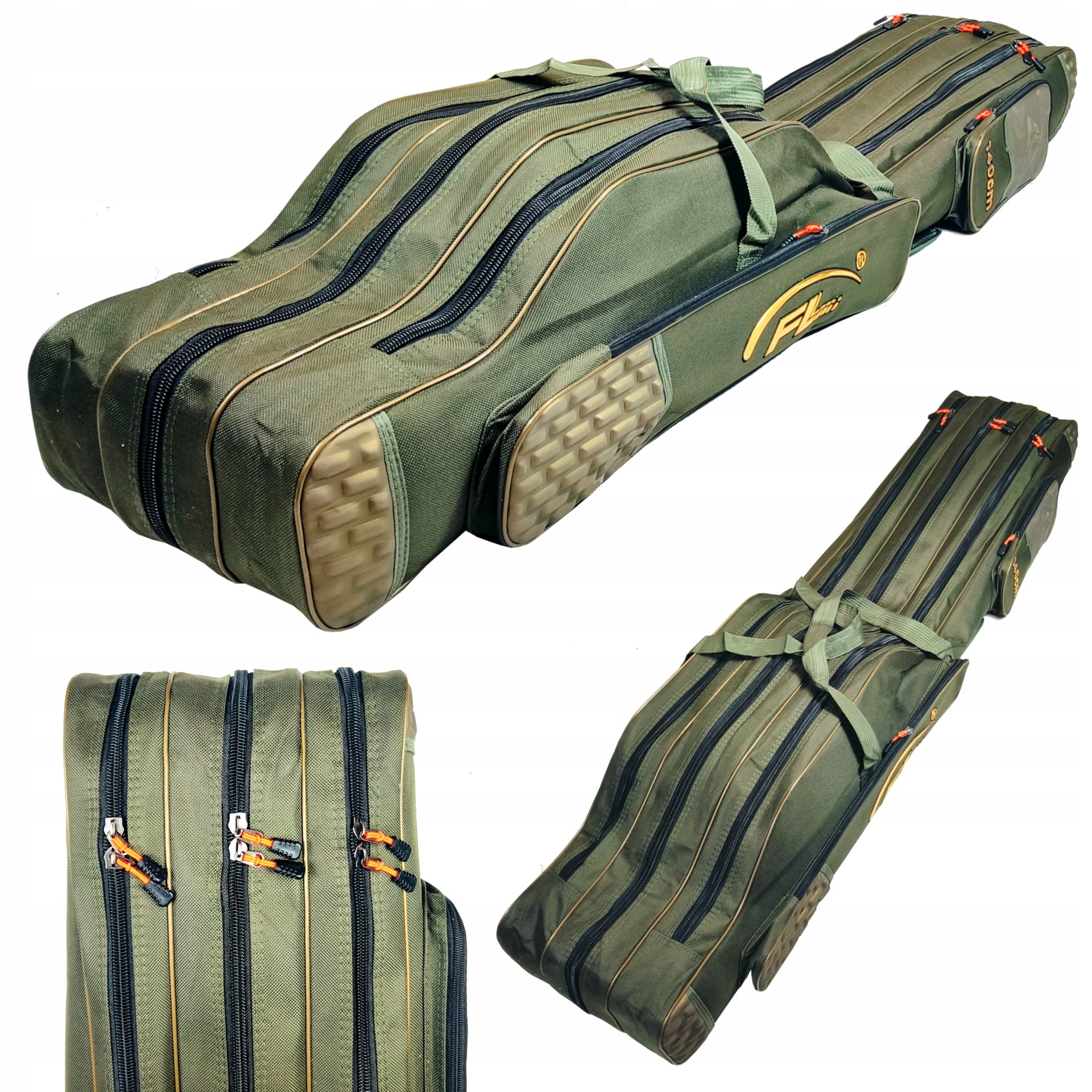 FISHING COVER FL 150 cm 3 PADDED CHAMBERS