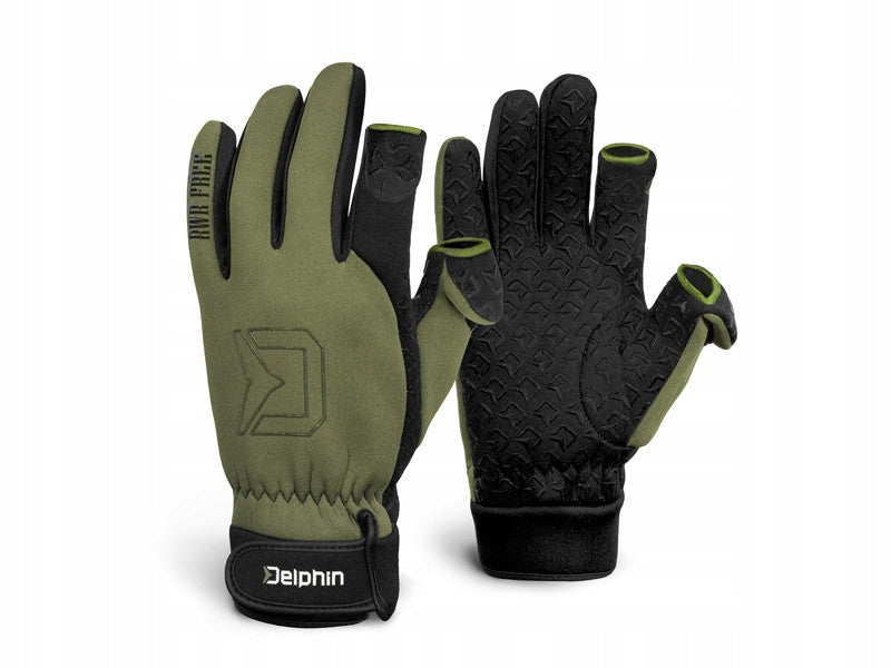 FISHING GLOVES DELPHIN RWR FREE M Brand Delphin