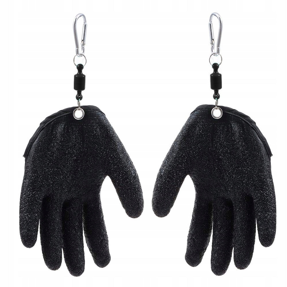 FISHING GLOVES NON-SLIP GLOVES Removable Pair 5 Fingers SET Brand DKM