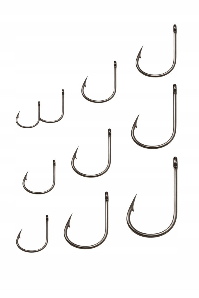 FISHING HOOKS 500 PCS 3-12 HIGH CARBON SHARP SET MIX Packaging status original