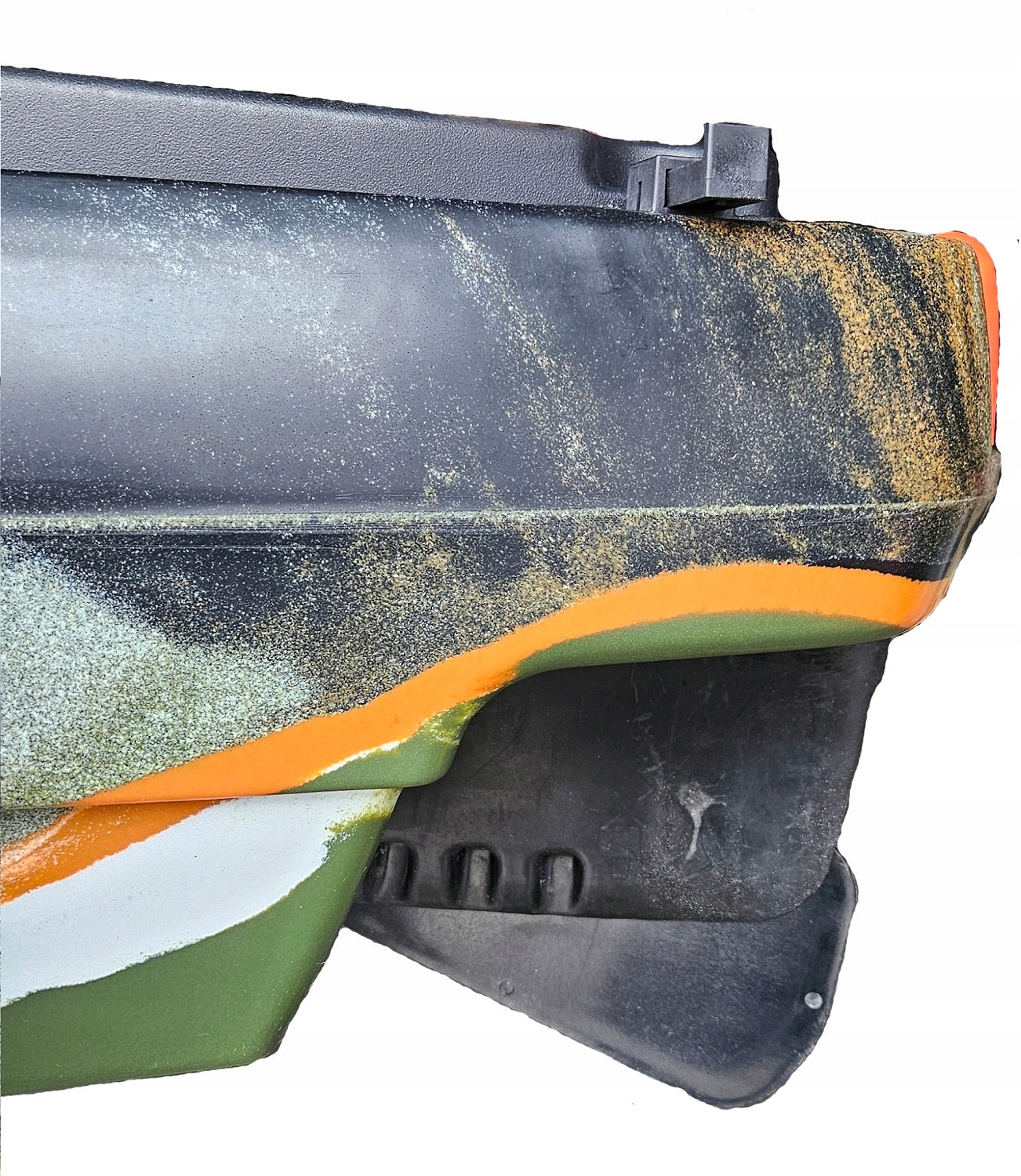 FISHING KAYAK WITH FOOT DRIVE PEDAL FLAP MOTOR SCORPIO Material polyethylene