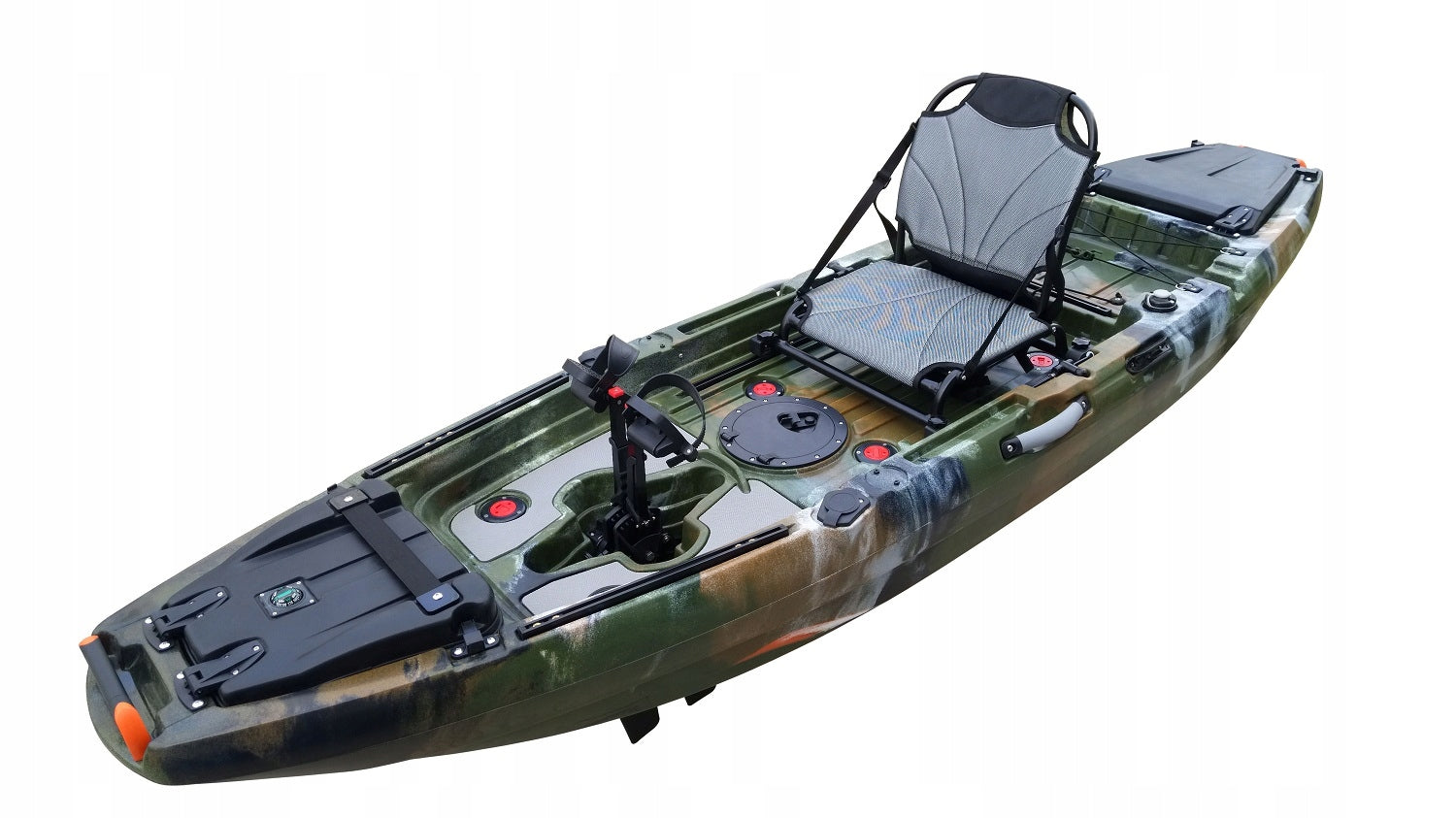 FISHING KAYAK WITH FOOT DRIVE PEDAL FLAP MOTOR SCORPIO