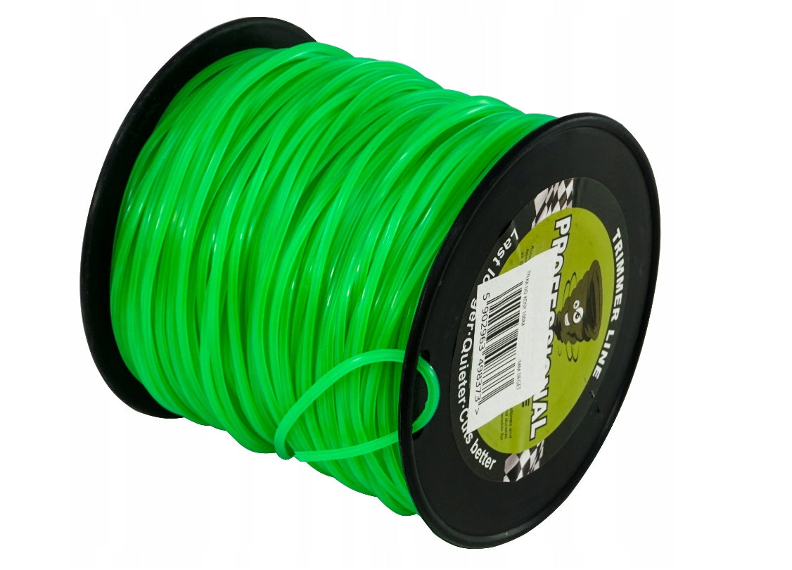 FISHING LINE FOR SCYTHES AND TRIMMERS 2,4 mm SQUARE 100 mb Brand no brand