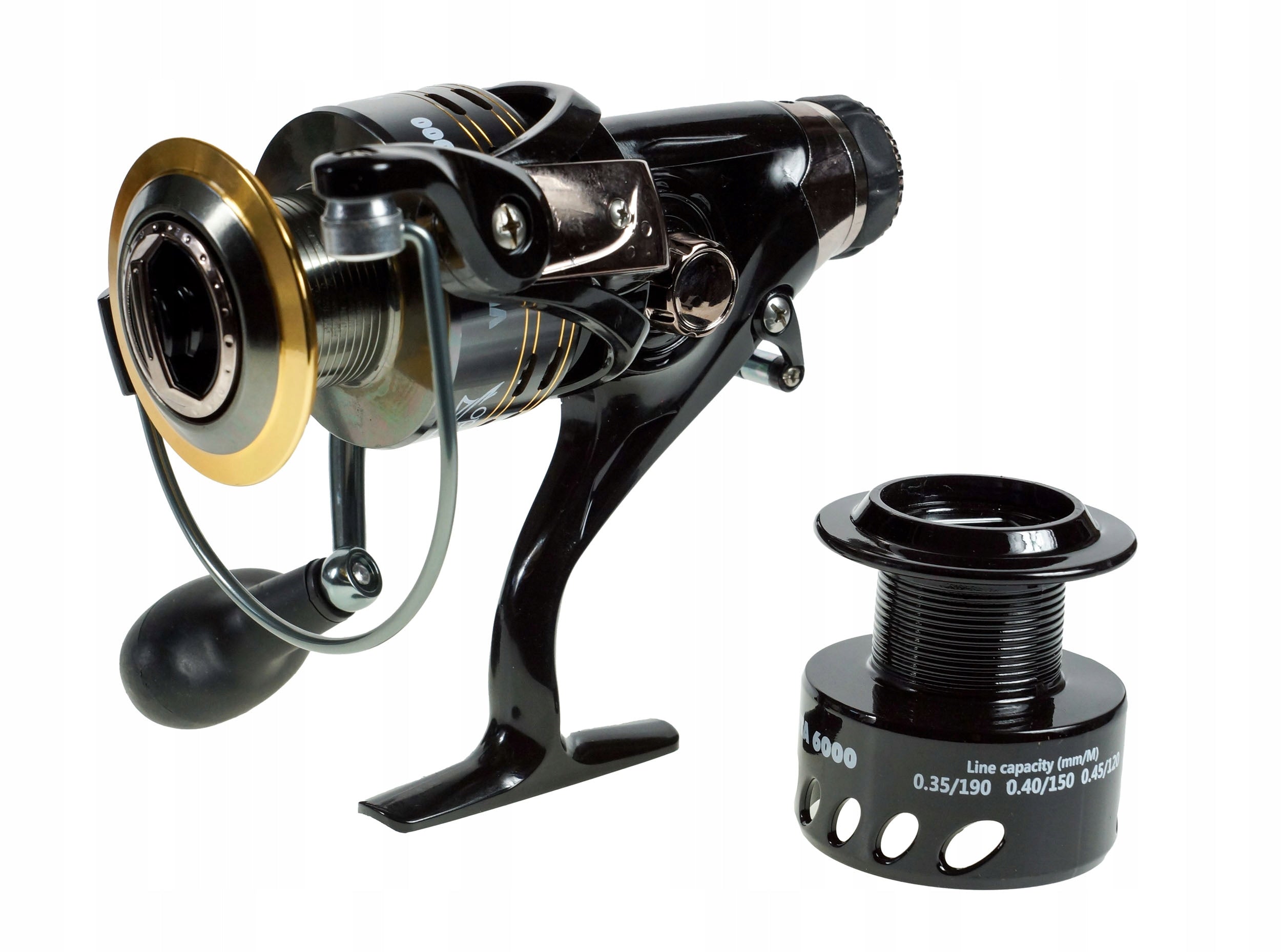 FISHING REEL HOKKAIDO VENDETTA 5000 FREE GEAR 9+1 METAL+ SPOOL PR Gear ratio 5.2:1