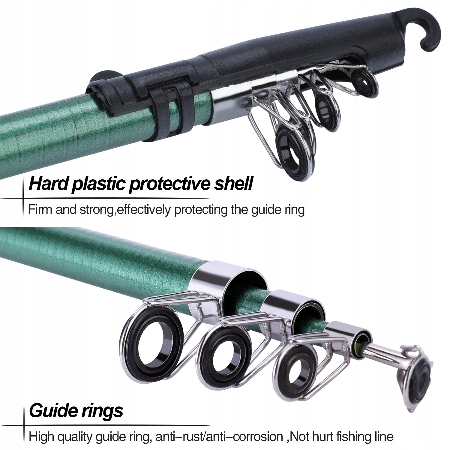 FISHING ROD 1.8m SET BAIT REEL FOR KIDS Manufacturer code Q-J01