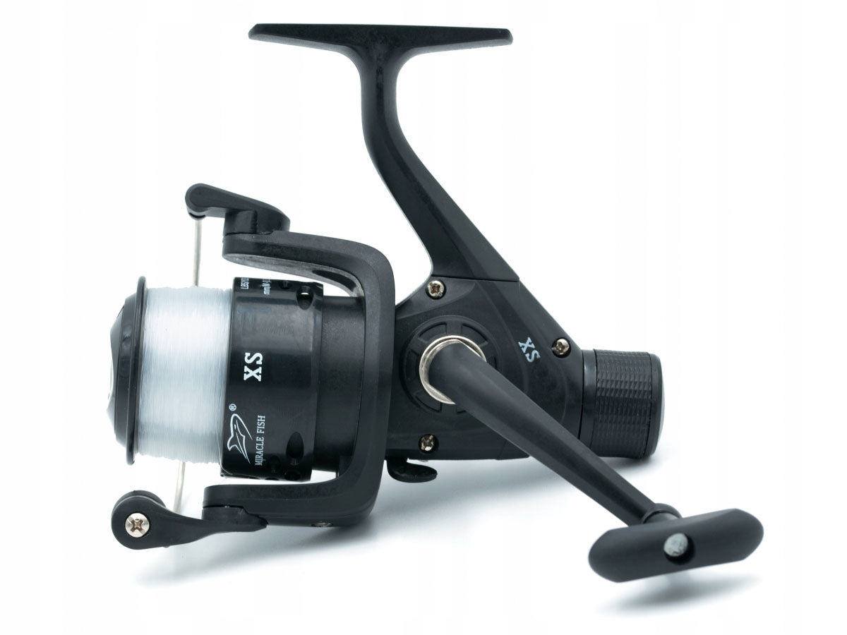FISHING SET 2 x Telescopic FISHING ROD 2 x REEL GROUND FLOAT SPINNING Brand Miracle Fisch