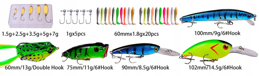 FISHING SET FOR CHILDREN ZABAKA FISHING ROD 1.5M 38 ELEMENTS PROBEROS GIFT EAN (GTIN) 5905369283529