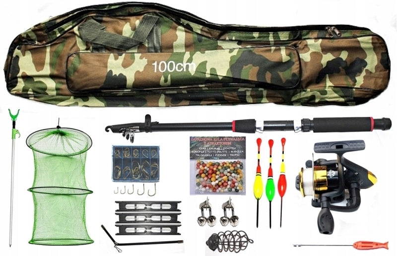 FISHING SET IN A COVER 100cm. FOR A CHILD AS A GIFT - DZ 2.